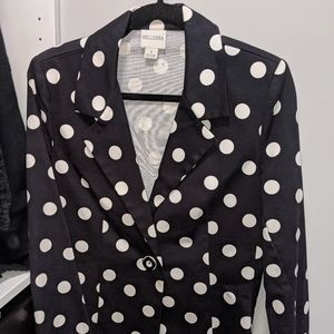 Polka Dot Blazer